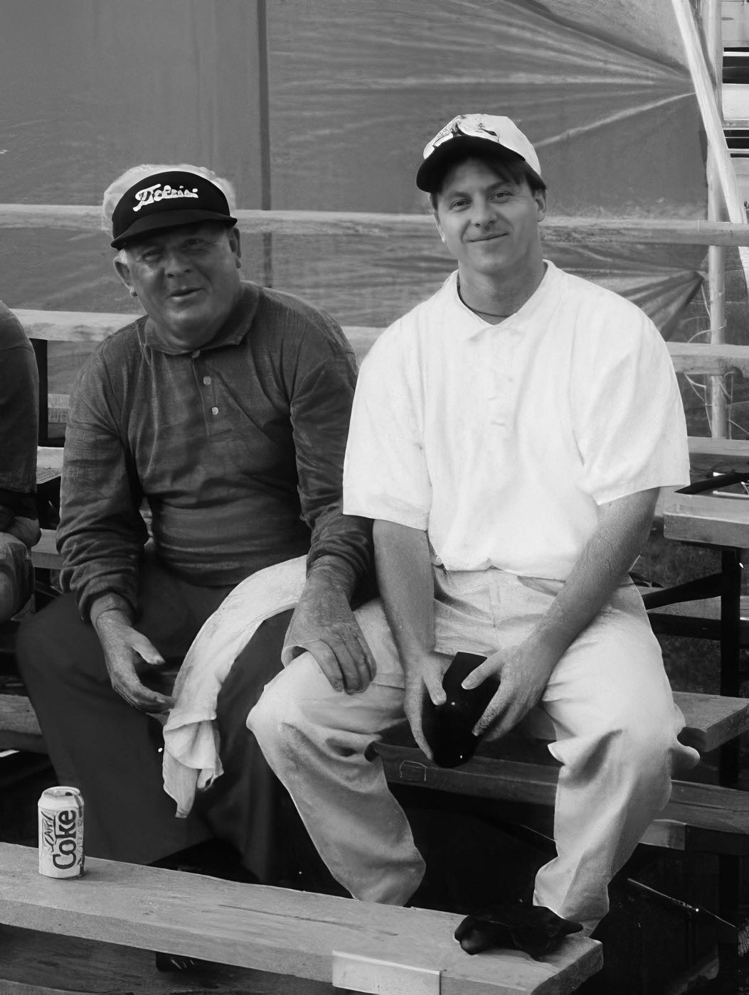 Moe Norman and Todd Graves. Chicago, Illinois, 1994.